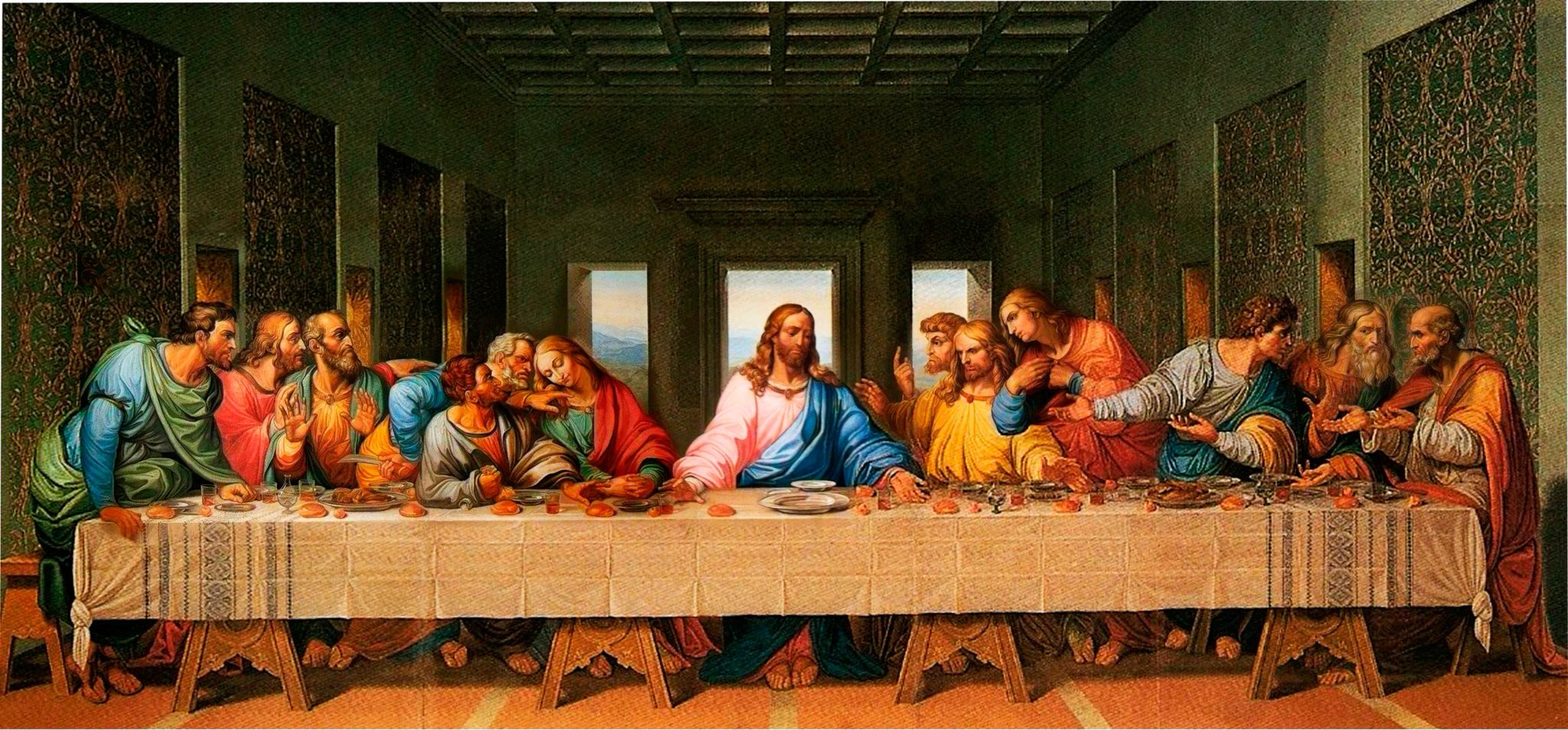 «Тайная вечеря» Леонардо Да Винчи 