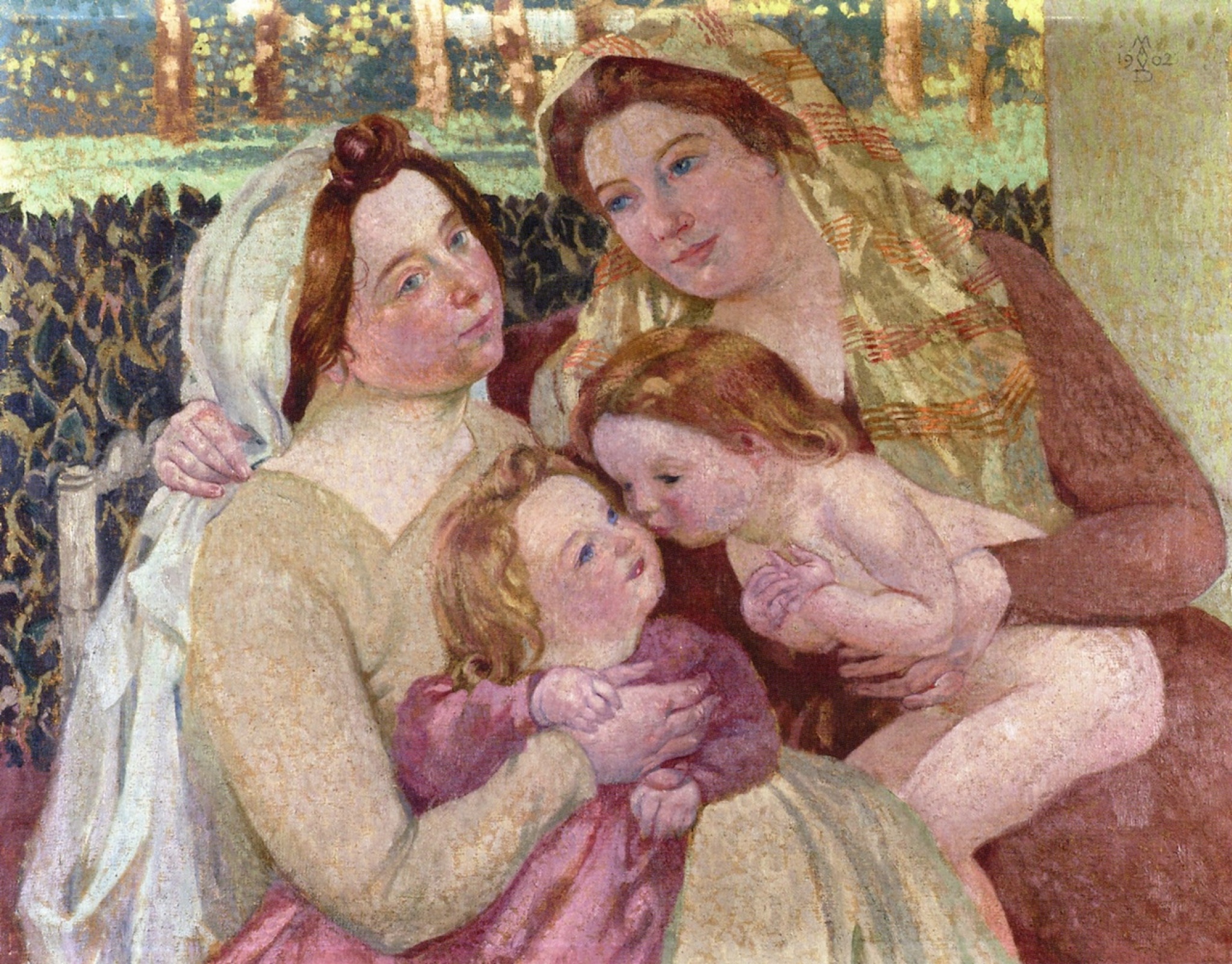 Mother moris. Морис Дени April. Maurice Denis 1870-1943. Морис Дени художник. Музы картина Морис Дени.