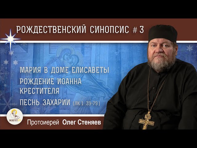 Рождественский синопсис #3. Мария в доме Елисаветы. Рождение Иоанна Крестителя. Песнь Захарии. 