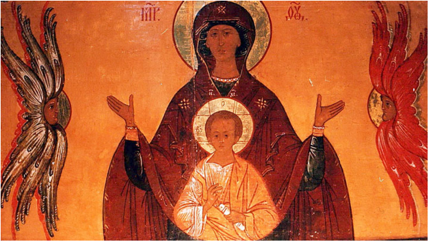 10 декабря  - день памяти иконы Божией Матери, именуемой «Знамение»