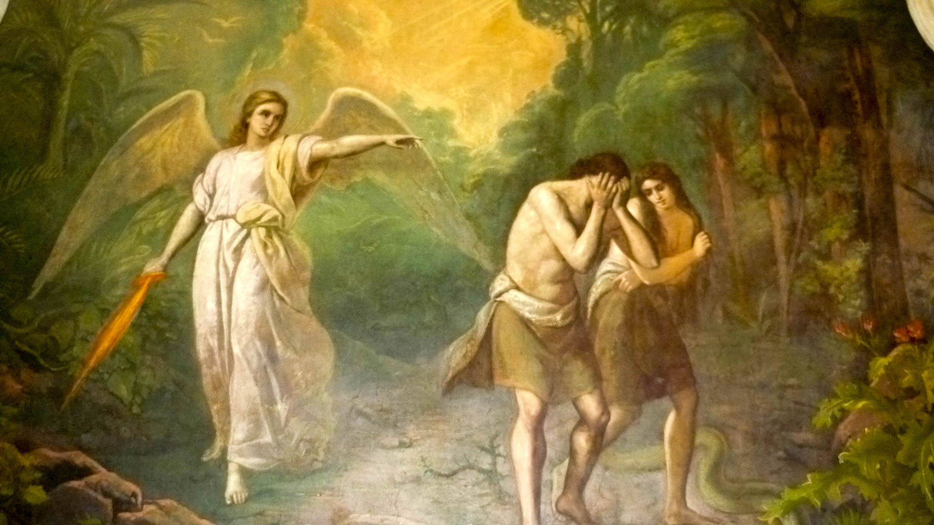 Что охраняет Херувим у врат Рая?